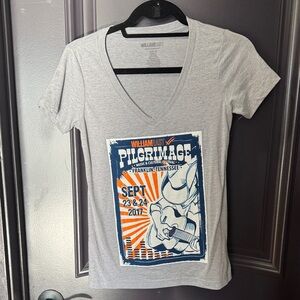 William Rast Light Gray Pilgrimage Graphic Tee